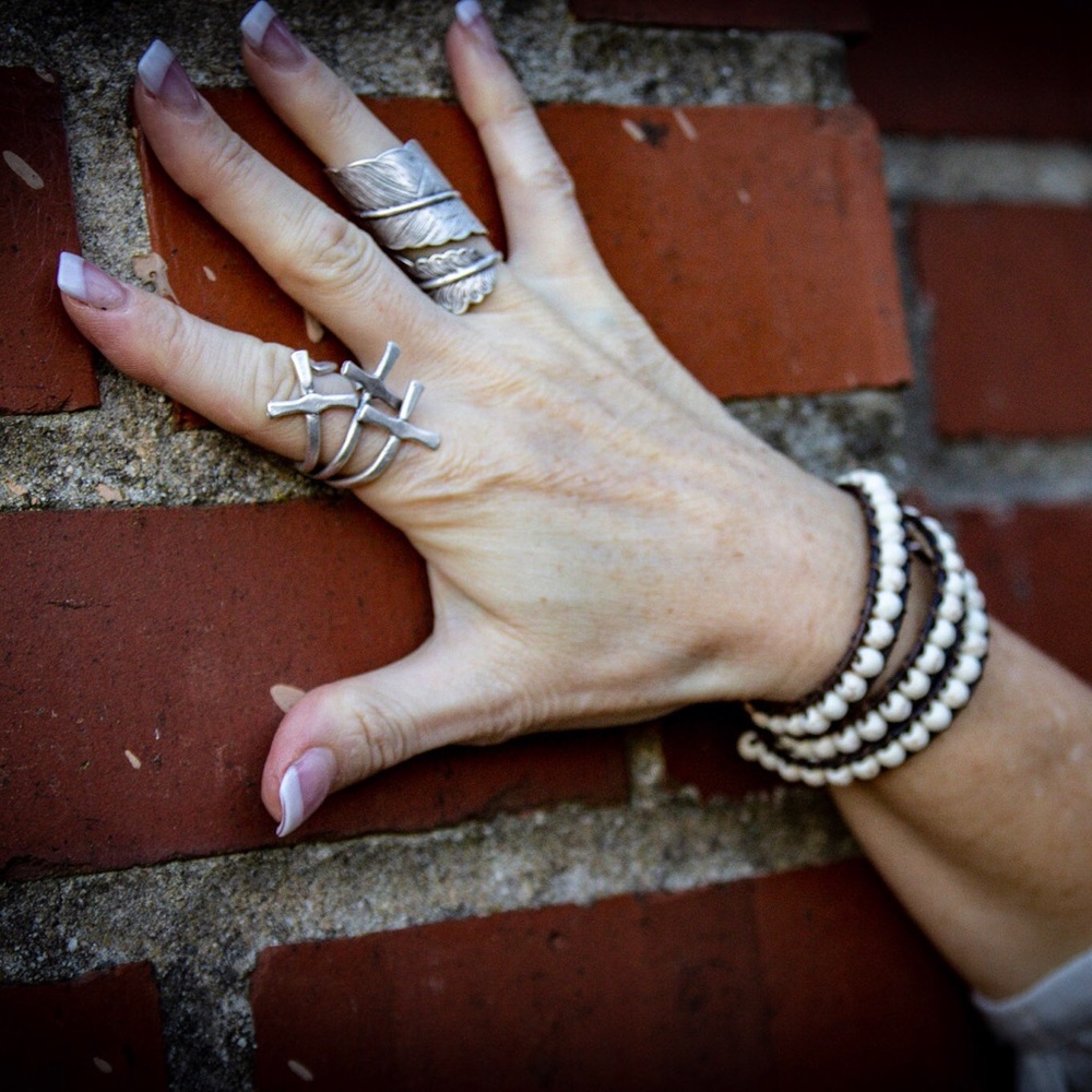 NEW Boho Handmade Boho Leather Wrap Bracelet
